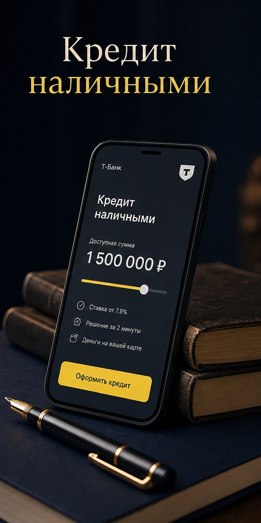 Кредит наличными Т‑Банк